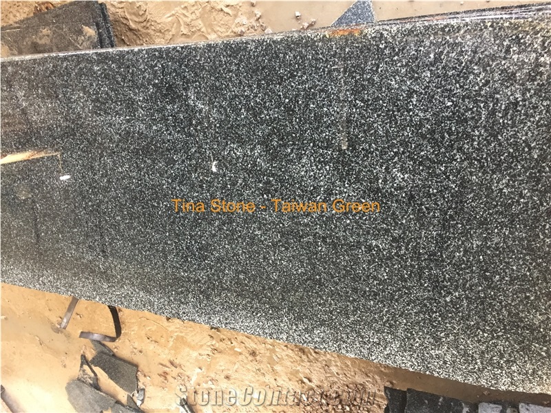 Taiwan Green Granite Tiles Slabs Wall Covering