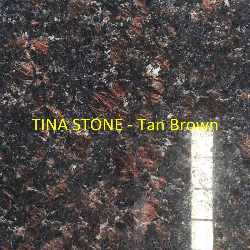 Tan Brown Granite Stone in Interior Outdoor Decor