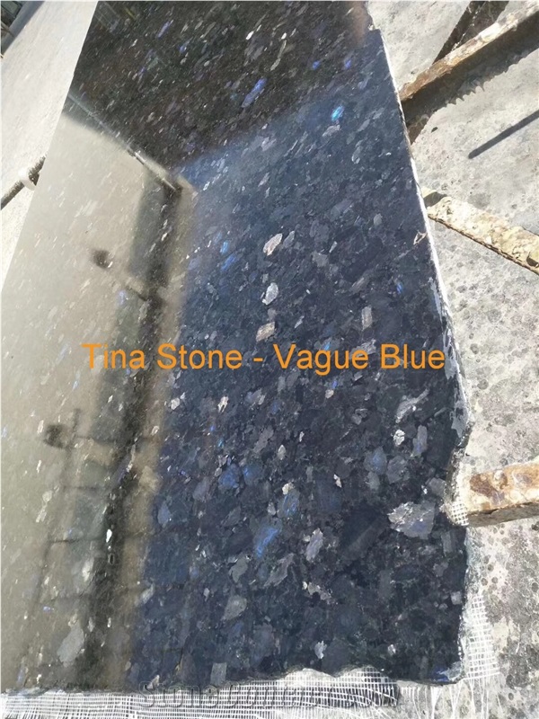 Vague Blue Granite Stone Wall Slabs Decorative