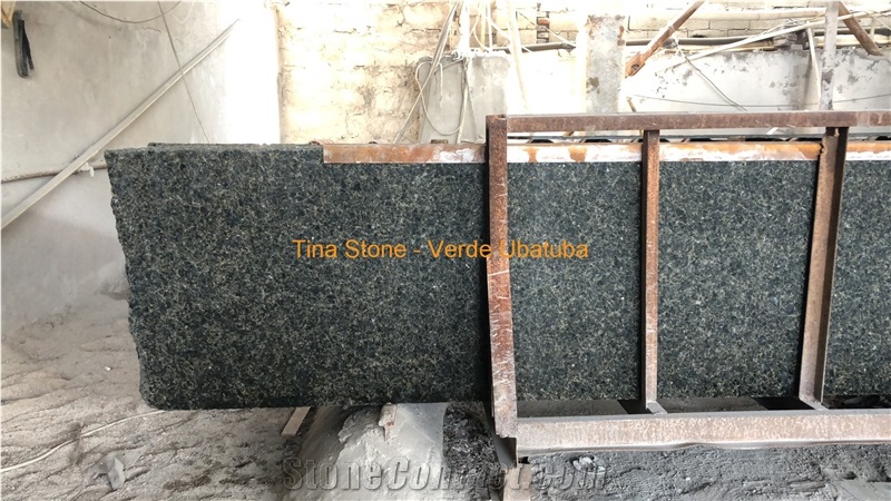 Verde Ubatuba China Granite Slabs Tiles Wall Floor