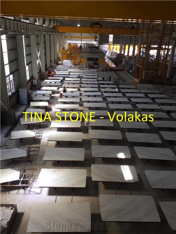 Volakas Marble Stone Polished Slab Wall Floor Tile