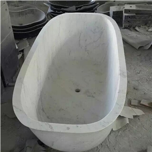 White Marble Bathroom Big Sinks Basins