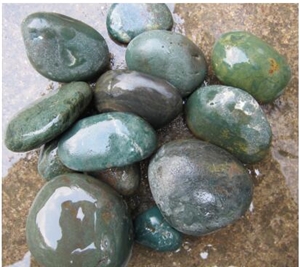 Natural Green River Stone Pebble Stone