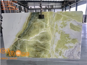 Chinese Dreaming Green Marble Wall Covering