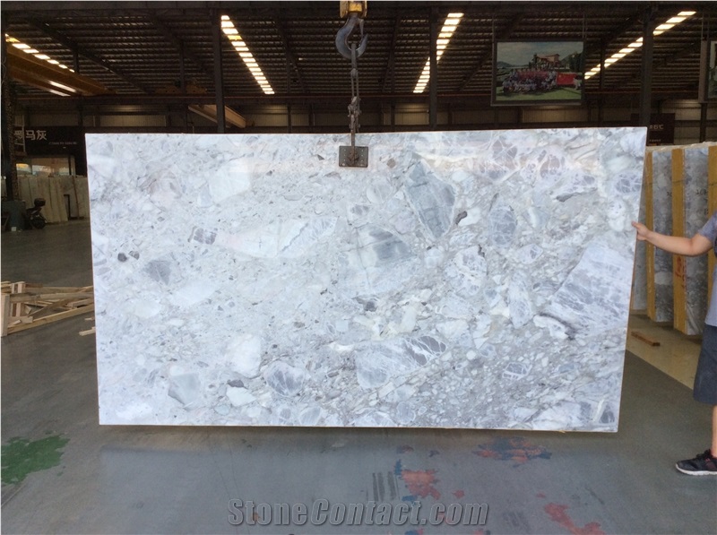 Horizon Grey Marble Chinese Big Quantity Slab&Tile