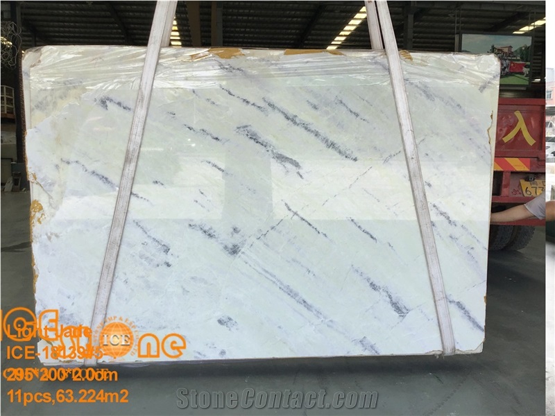 Light Jade Green Color Marble Tiles