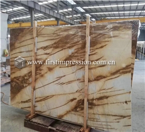 Champagne Gold Marble Slabs&Tiles