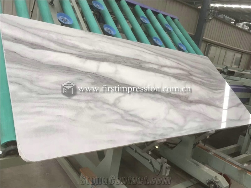 China Cloudy White Marble Slabs,Tiles for Floor