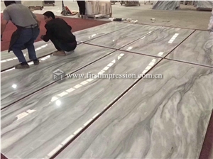 Cloudy White Marble Cut to Size for Decoration
