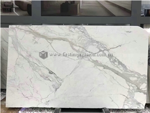 Famous Calacatta Carrara White Marble Slabs