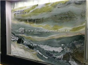 Hot Sale Green Wizard Of Oz Marble Slabs,Tiles