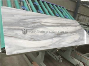 Popular Cloudy White Marble Slabs,Tiles