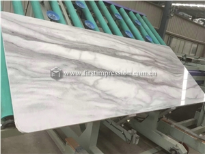 Popular Cloudy White Marble Slabs,Tiles
