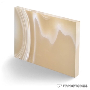 Book-Match Yellow Artificial Stone Panels