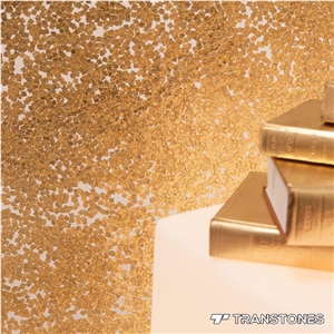 Faux Gold Acrylic Sheet for Wall Panel