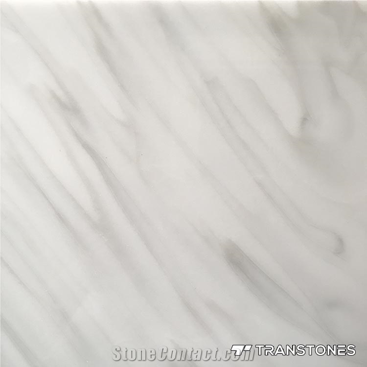 Faux White Alabaster Sheet for Wall Decors