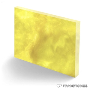 Faux Yellow Backlit Alabaster Sheet