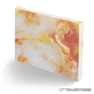 Translucent Resin Panel Artificial Stone Alabaster