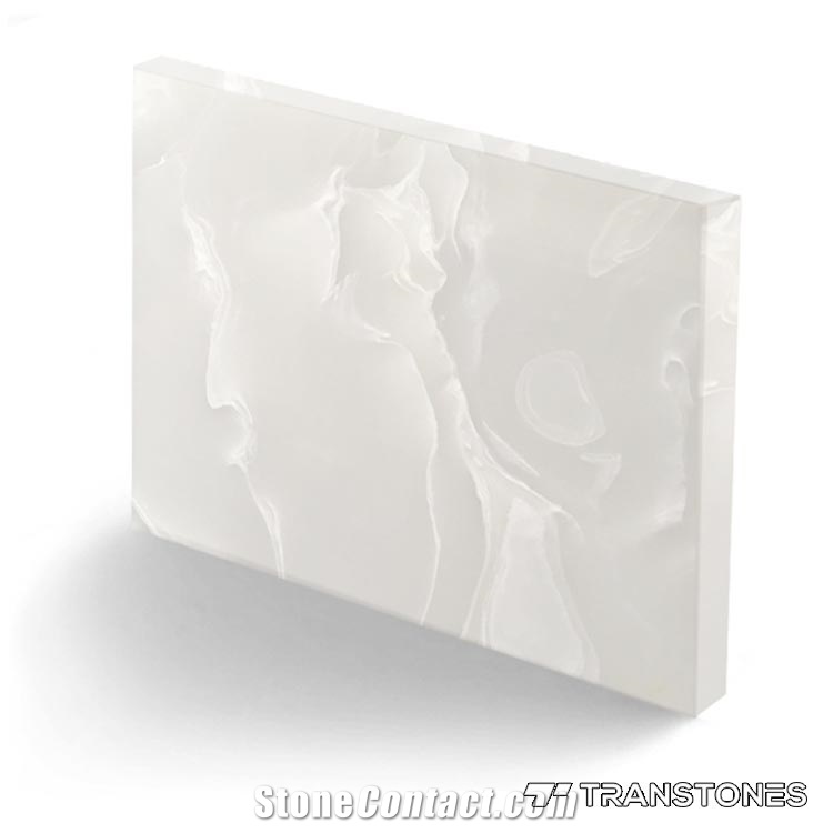 Translucent Resin Panel White Alabaster Sheet