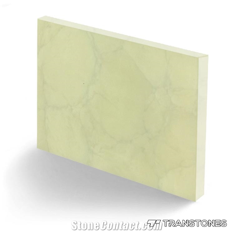 Translucent Stone Bar Counter Alabaster Acrylic