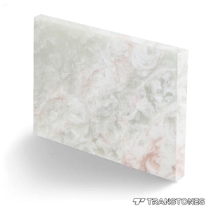 Transparent Artificial Onyx Wall Stone Slabs