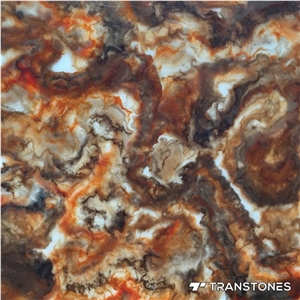Wall Panel Artificial Onyx Polished Alabaster