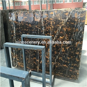 China Supply Black Portoro Marble Stone Bathroom