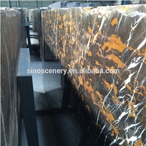 China Supply Black Portoro Marble Stone Bathroom