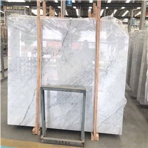 Carrara White Marble Big Slabs Price For Floor Tiles