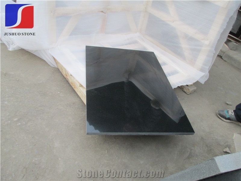 China Absolute Black,Hebei Black Granite Tiles