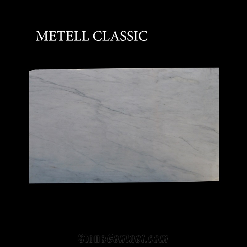 Metell Classic Marble Slabs, Mugla White Marble