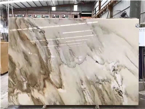 Antique White Marble Polished Big Slabs For Wall Decor
