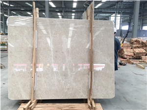 White Rose Beige Marble Flooring Tiles Stone Slabs