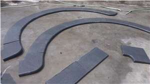 Bullnose Edge Chinese 654 Granite Pool Coping