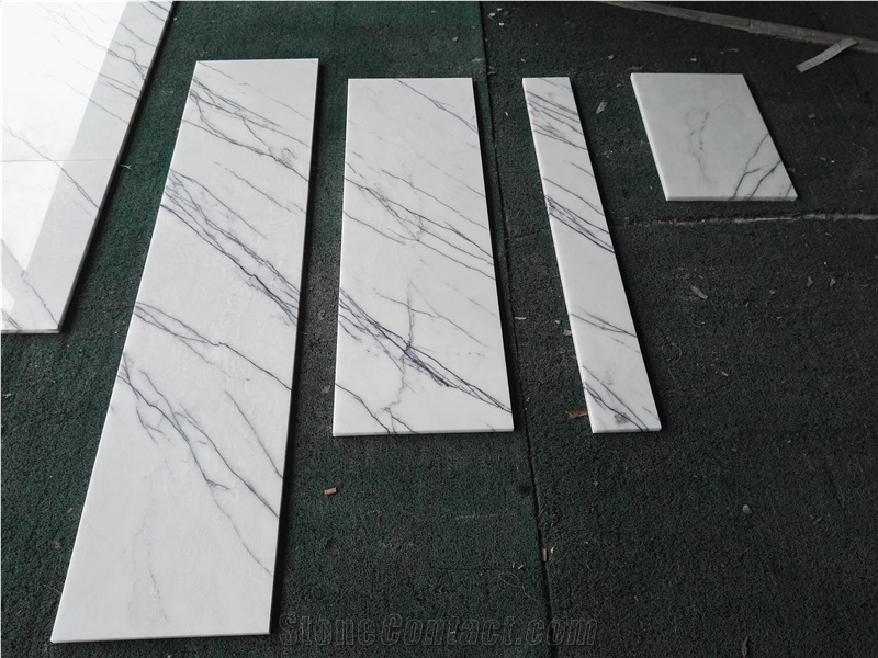 Milas New York White Marble Lilac Countertops