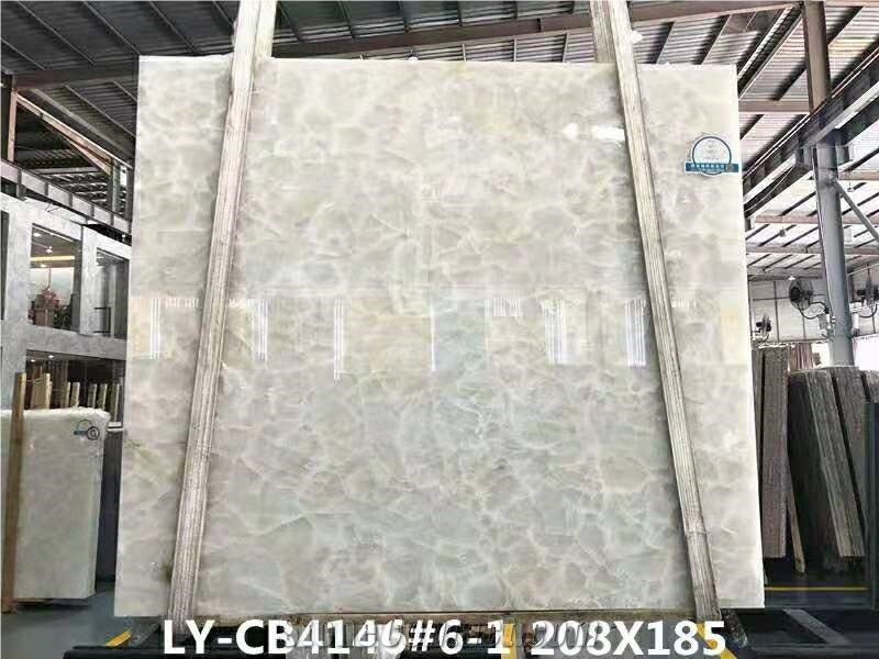 Premium Quality China Ice Jade,White Ice Onyx