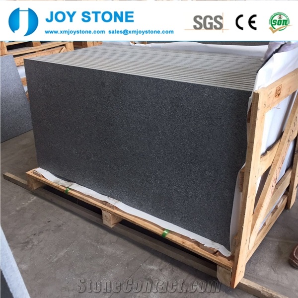 Flamed Surface Chinese Black Granite Wall& Tiles