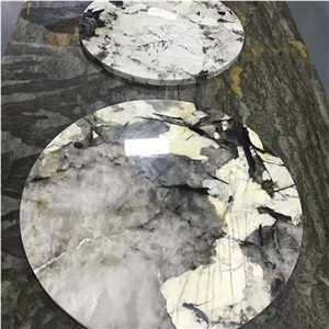 Polished Backlit Patagonia Granito Slab Table Top