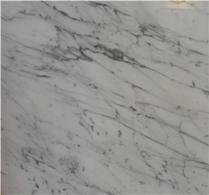 Polished Carrera White Marble Slab Supplier
