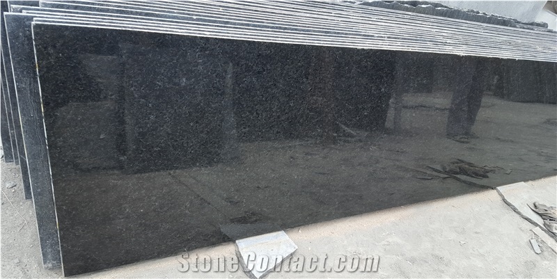 Black Pearl Granite Tiles, Slabs