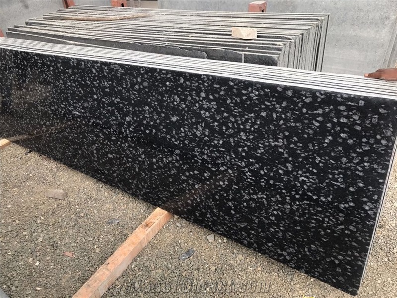 Coral Black Granite Tiles, Slabs