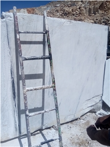 Bianco Perisian Volokas Marble Quarry Blocks,Iran White Stone