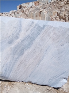 Bianco Persia Marble Quarry Blocks,Iran White Marble