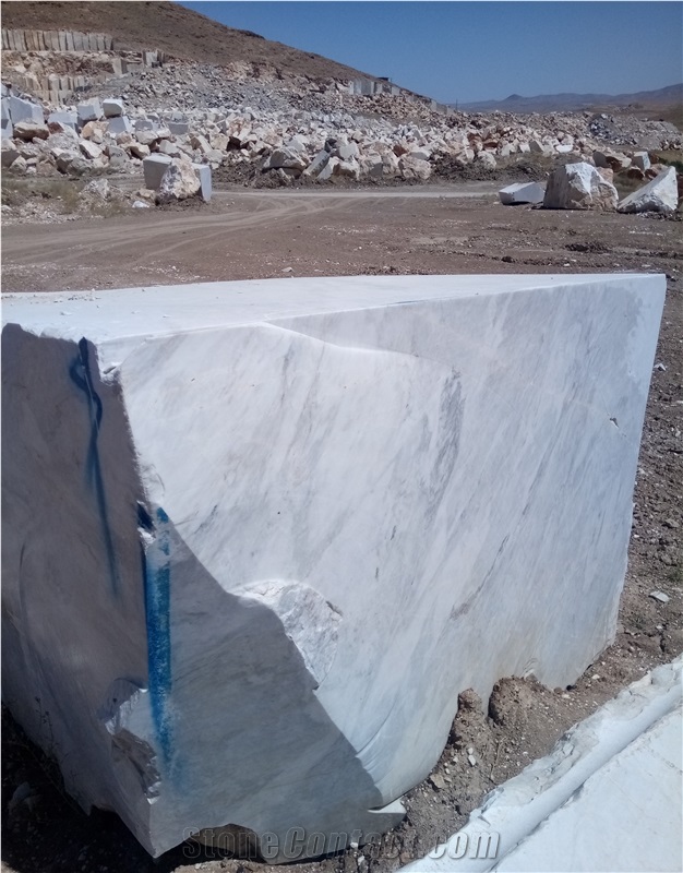 Iran Volocas White Marble Blocks