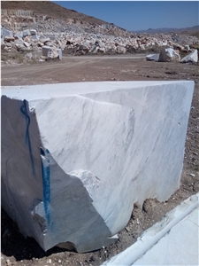 Iran White Persian Volakas Marble Blocks