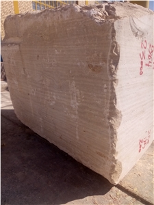 Persian Cream Travertine Blocks from Iran Quarry Directly
