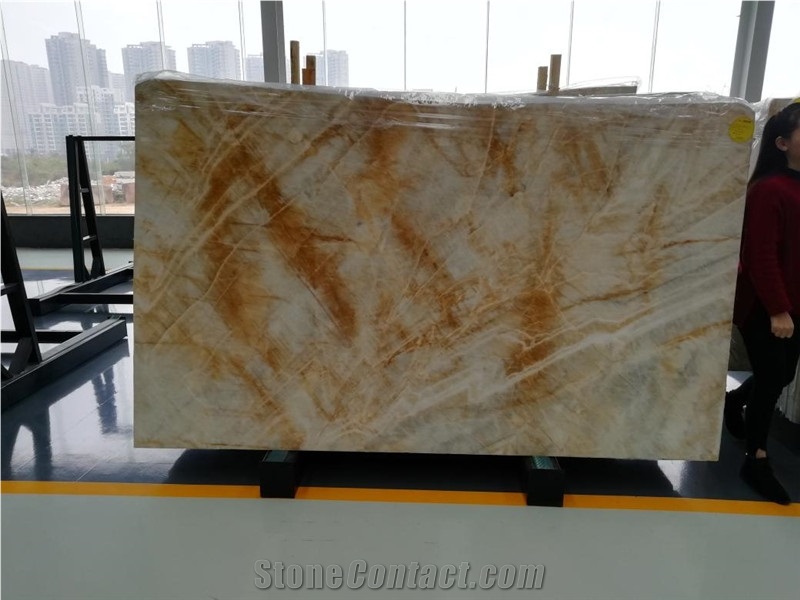 Dubai Gold Marble for Countertop Table