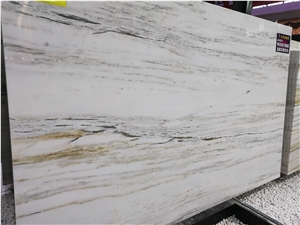 Factory Supply White Stripes Marble for Walling