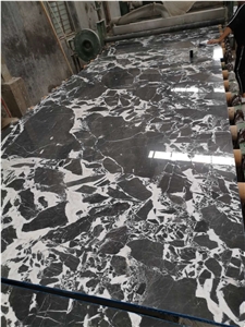 Good Price Calacatta Black Marble Slabs for Wall