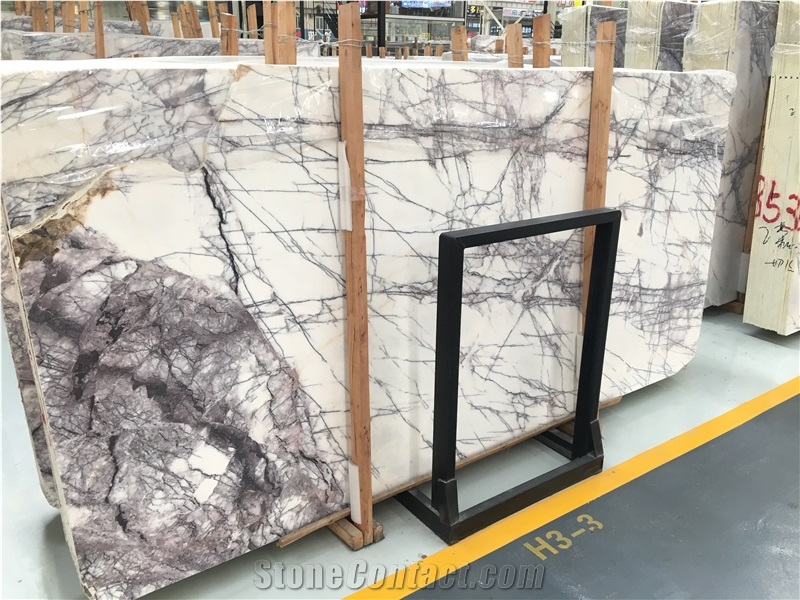Milas New York White Marble Slabs for Countertop